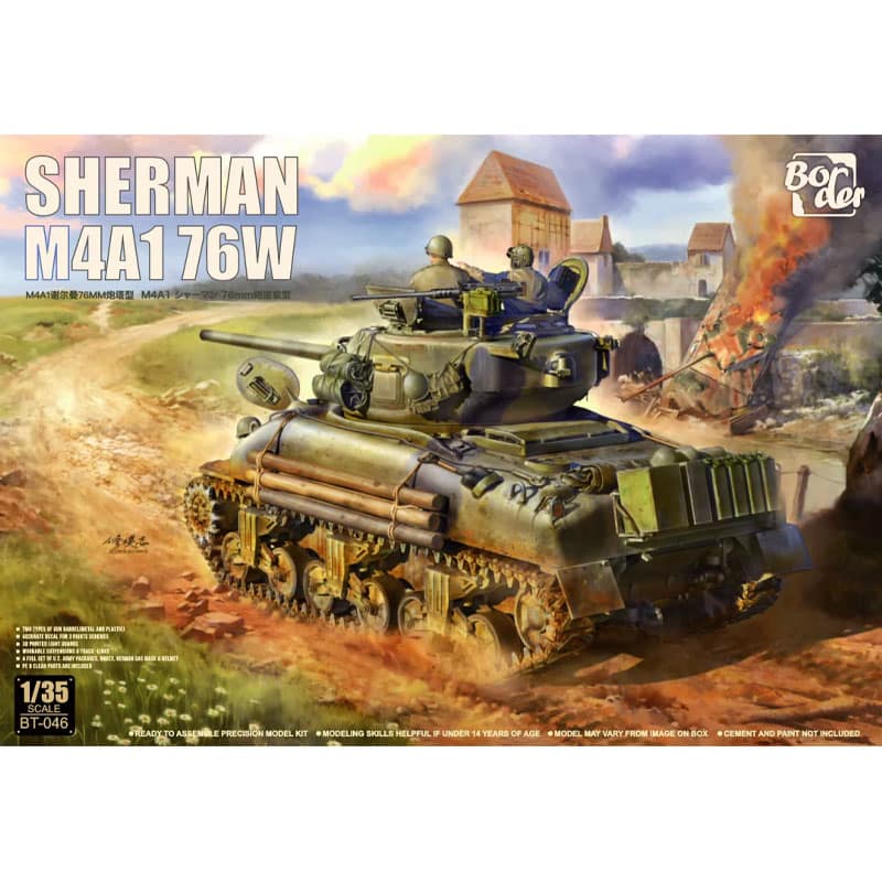 Border Model Sherman M4A1 76W (1/35) BT-046 Border Model Sherman M4A1 76W (1/35) BT-046