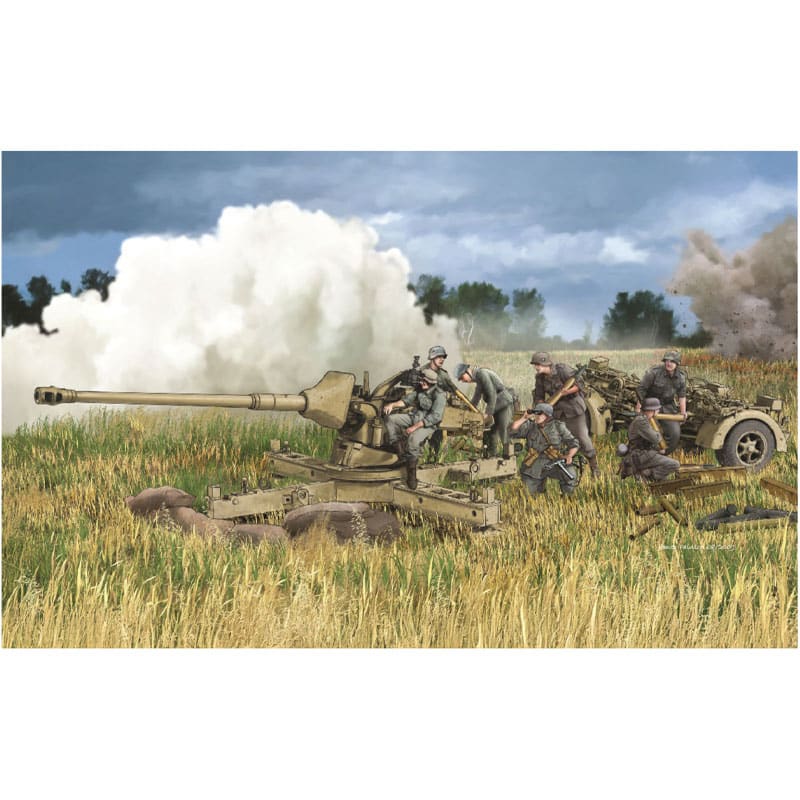 Dragon PaK 43/3 L/71 mit Behelfslafette (1/35) 6522 Dragon PaK 43/3 L/71 mit Behelfslafette (1/35) 6522