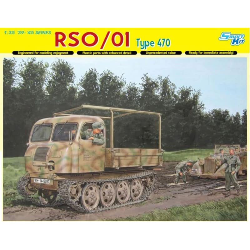 Dragon RSO/1 Type 470 w/Bonus Snow/Bog Track Pad & Goliath Demolition Vehicle (1/35) 6691 Dragon RSO/1 Type 470 w/Bonus Snow/Bog Track Pad & Goliath Demolition Vehicle (1/35) 6691