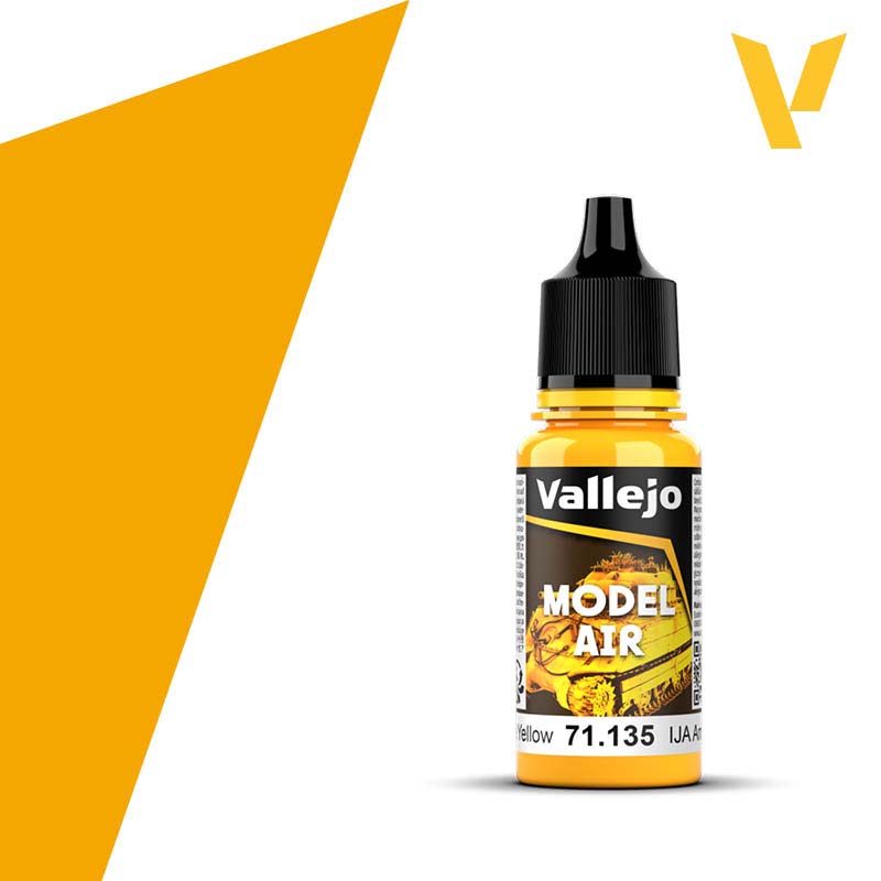 Vallejo Model Air - IJA Chrome Yellow (18ml) 71.135 Vallejo Model Air - IJA Chrome Yellow (18ml) 71.135