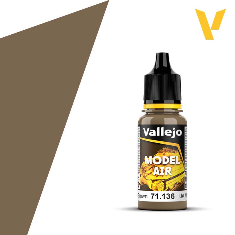 Vallejo Model Air - IJA Earth Brown (18ml) 71.136 Vallejo Model Air - IJA Earth Brown (18ml) 71.136