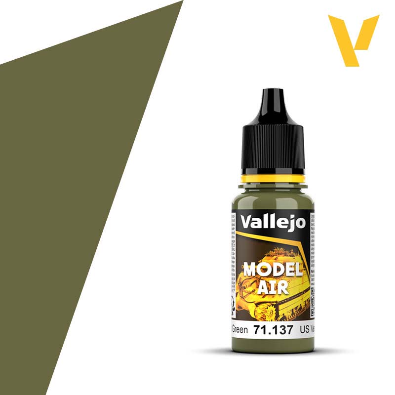 Vallejo Model Air - US Light Green (18ml) 71.137 Vallejo Model Air - US Light Green (18ml) 71.137