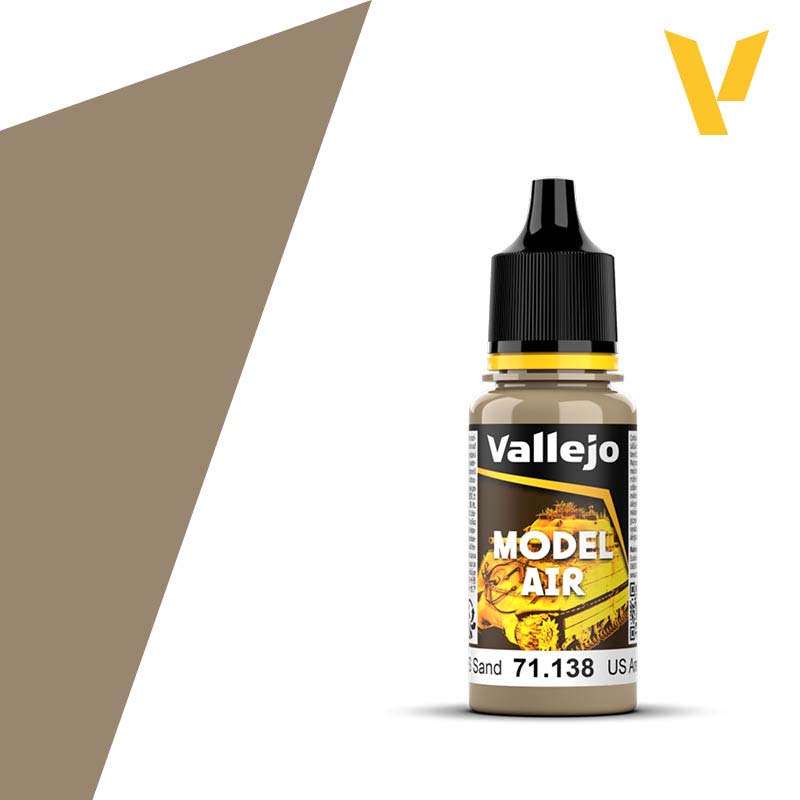 Vallejo Model Air - US Sand (18ml) 71.138 Vallejo Model Air - US Sand (18ml) 71.138