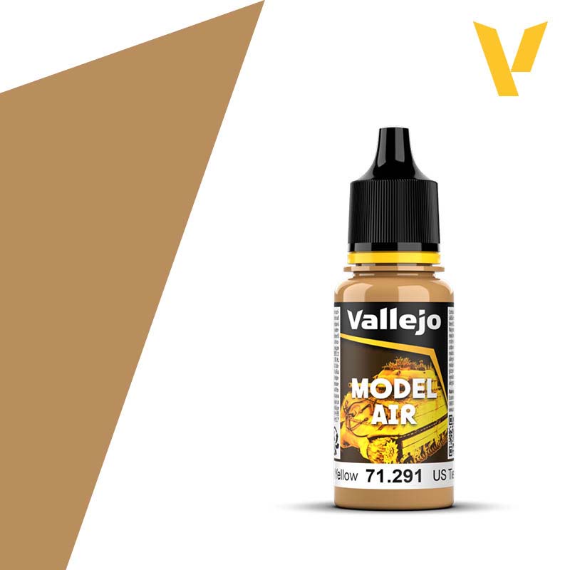 Vallejo Model Air - US Earth Yellow (18ml) 71.291 Vallejo Model Air - US Earth Yellow (18ml) 71.291