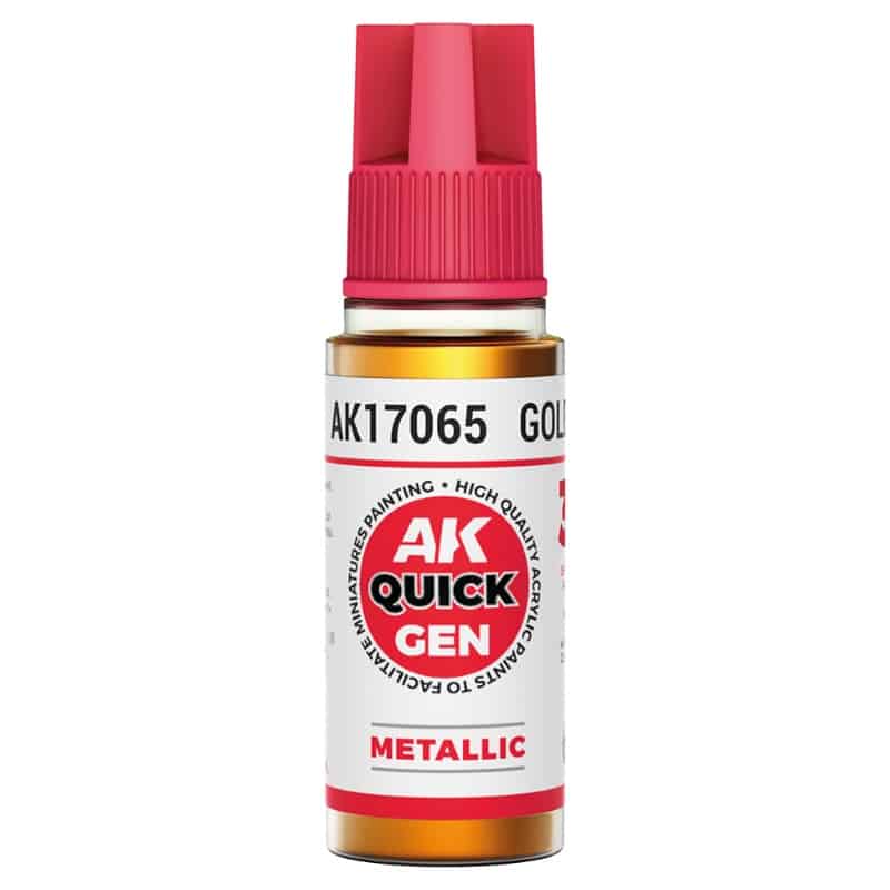 AK Interactive Quick Gen Paint - Gold (18ml) AK17065 AK Interactive Quick Gen Paint - Gold (18ml) AK17065