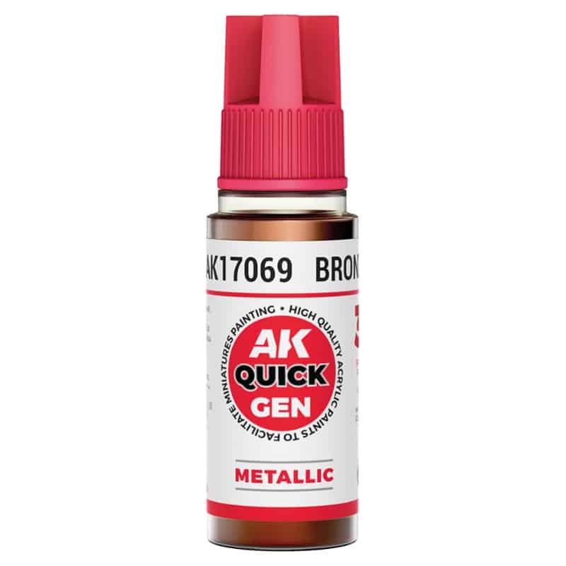 AK Interactive Quick Gen Paint - Bronze (18ml) AK17069 AK Interactive Quick Gen Paint - Bronze (18ml) AK17069