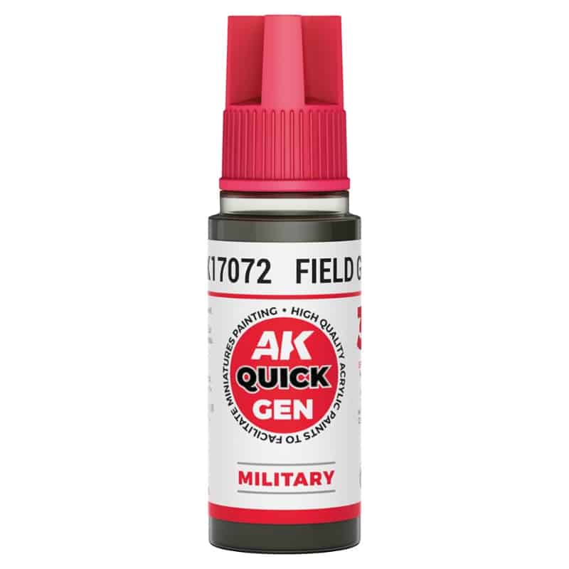 AK Interactive Quick Gen Paint - Field Grey (18ml) AK17072 AK Interactive Quick Gen Paint - Field Grey (18ml) AK17072