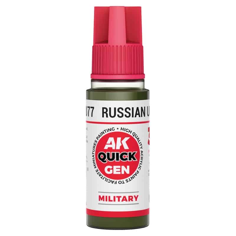 AK Interactive Quick Gen Paint - Russian Uniform (18ml) AK17077 AK Interactive Quick Gen Paint - Russian Uniform (18ml) AK17077