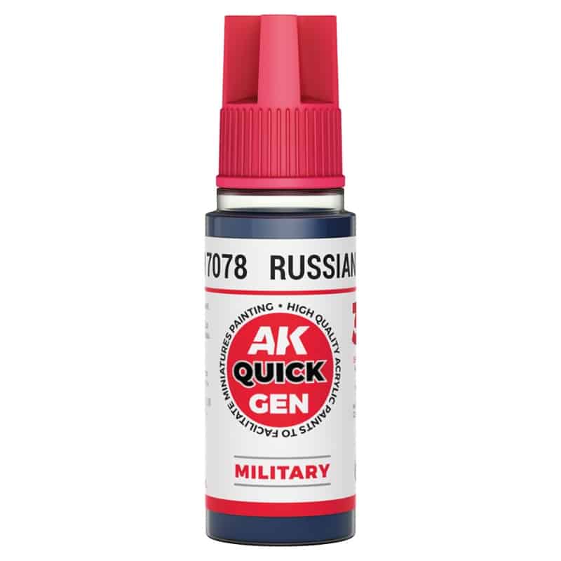 AK Interactive Quick Gen Paint - Russian Blue (18ml) AK17078 AK Interactive Quick Gen Paint - Russian Blue (18ml) AK17078