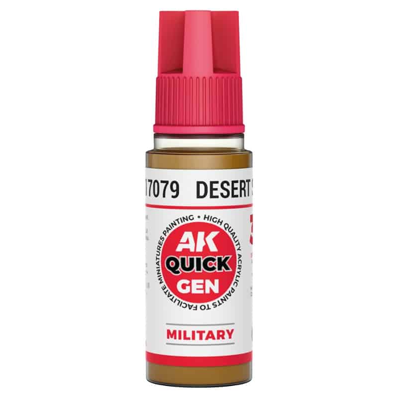 AK Interactive Quick Gen Paint - Desert Sand (18ml) AK17079 AK Interactive Quick Gen Paint - Desert Sand (18ml) AK17079