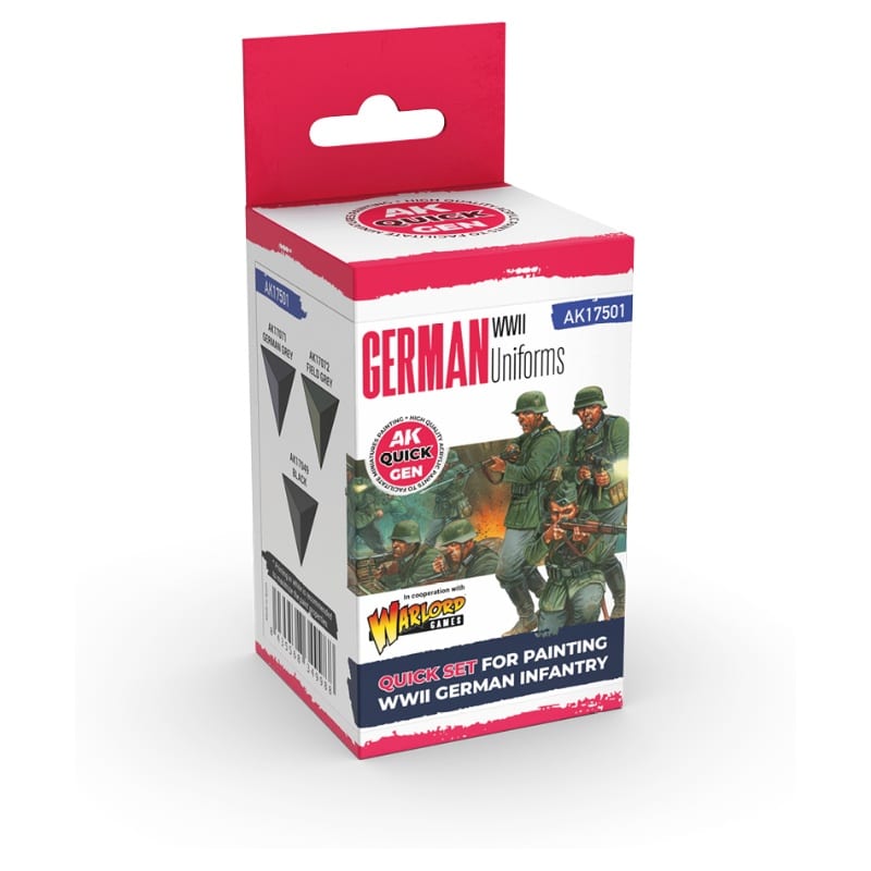 AK Interactive Quick Gen Paint Set - German Uniforms AK17501