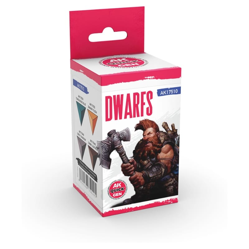 AK Interactive Quick Gen Paint Set - Dwarfs AK17510