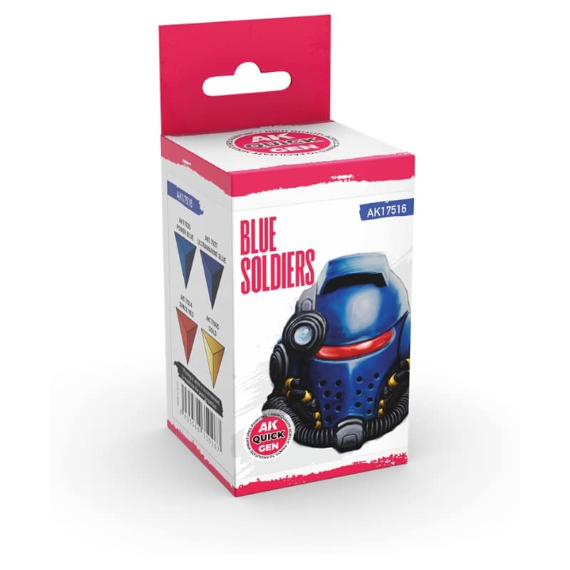 AK Interactive Quick Gen Paint Set - Blue Soldiers AK17516