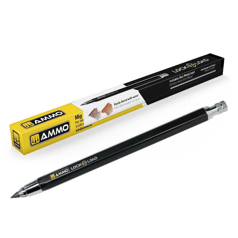 Ammo LOCK 'N LOAD - Weathering Technical Pencil A.MIG-8313 Ammo LOCK 'N LOAD - Weathering Technical Pencil A.MIG-8313