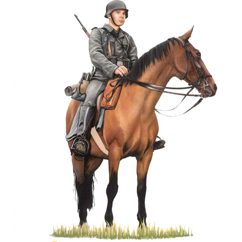 Hat Industrie WWII German Mounted Troops (1/72) 8120 Hat Industrie WWII German Mounted Troops (1/72) 8120