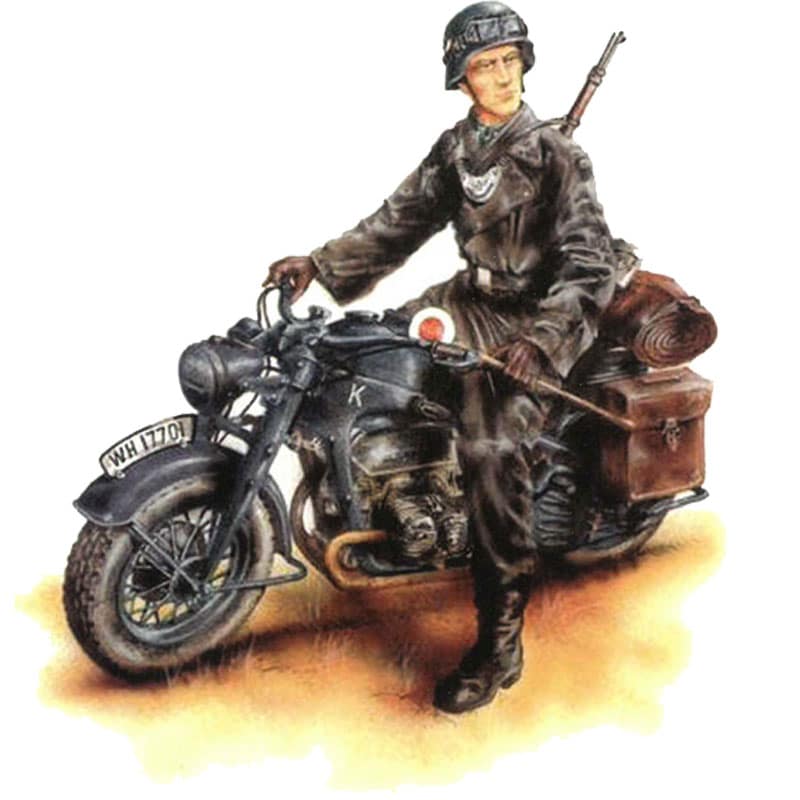 Hat Industrie WWII German Motorcycles (1/72) 8127 Hat Industrie WWII German Motorcycles (1/72) 8127