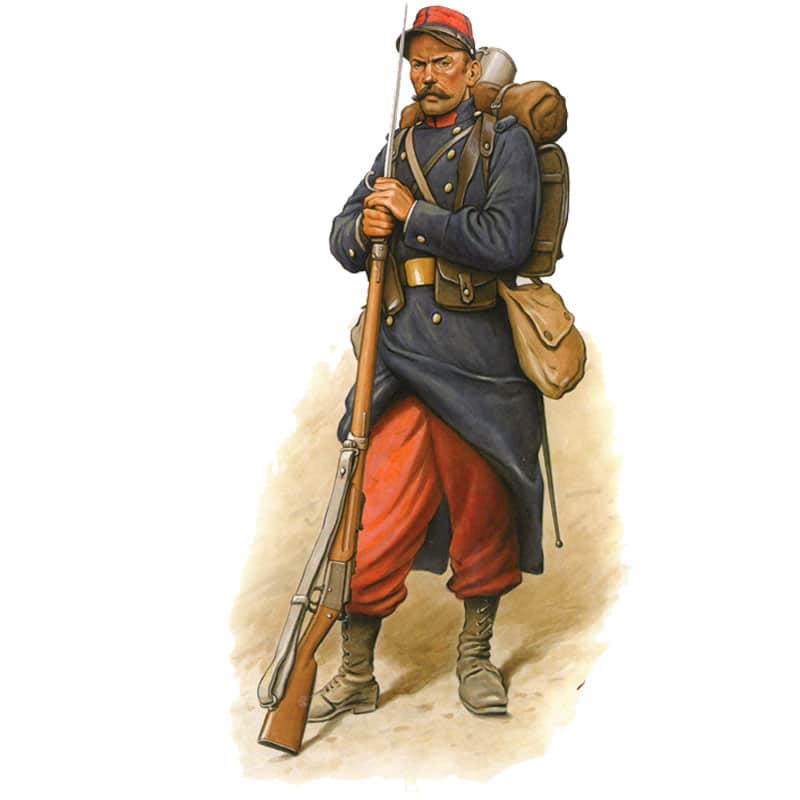 Hat Industrie WWI French Infantry (with kepi) (1/72) 8148 Hat Industrie WWI French Infantry (with kepi) (1/72) 8148