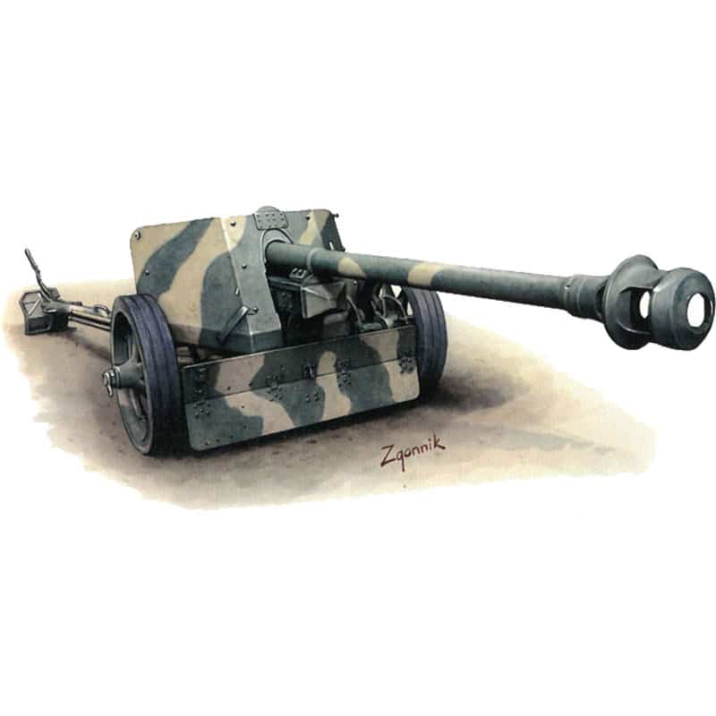 Hat Industrie WWII German Pak40 75mm AT gun (1/72) 8150 Hat Industrie WWII German Pak40 75mm AT gun (1/72) 8150
