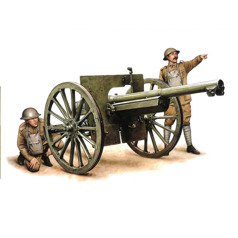 Hat Industrie WWI US Artillery (75mm) (1/72) 8158 Hat Industrie WWI US Artillery (75mm) (1/72) 8158