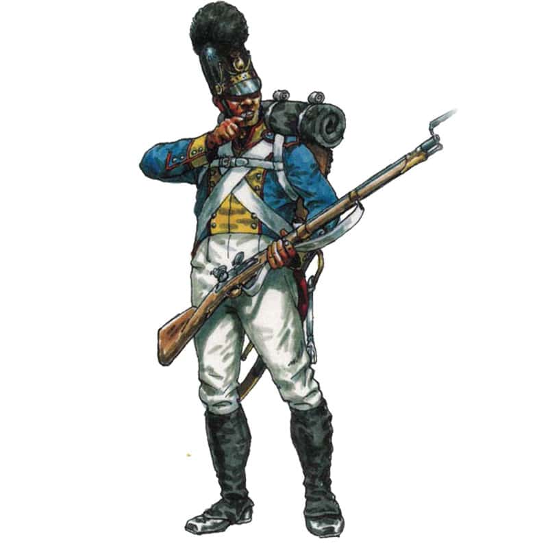 Hat Industrie Napoleonic Bavarian Fusiliers (1/72) 8169 Hat Industrie Napoleonic Bavarian Fusiliers (1/72) 8169