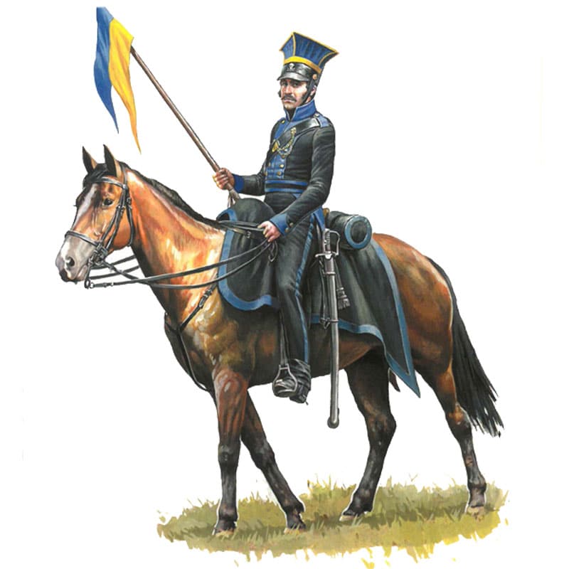 Hat Industrie Napoleonic Brunswick Cavalry (1/72) 8174 Hat Industrie Napoleonic Brunswick Cavalry (1/72) 8174