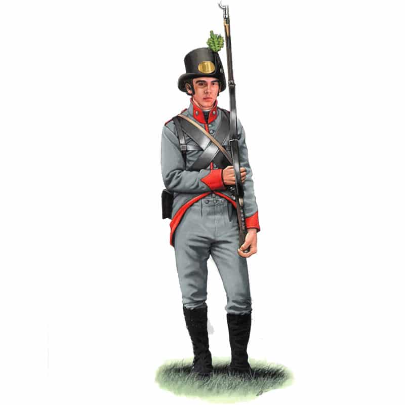 Hat Industrie Napoleonic Austrian Landwehr (1/72) 8233 Hat Industrie Napoleonic Austrian Landwehr (1/72) 8233