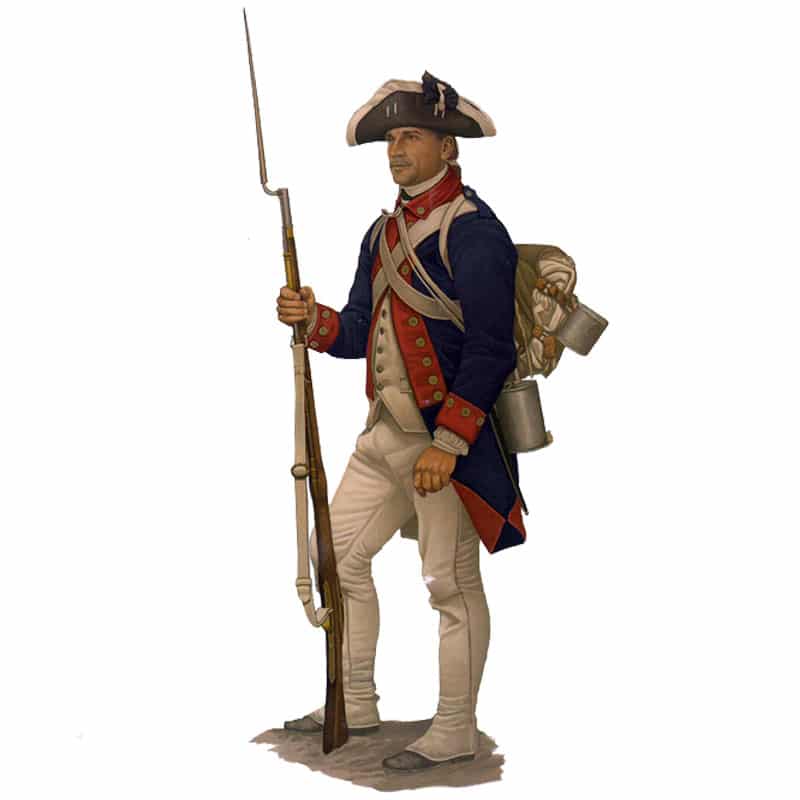 Hat Industrie AWI American Infantry (1/72) 8342 Hat Industrie AWI American Infantry (1/72) 8342