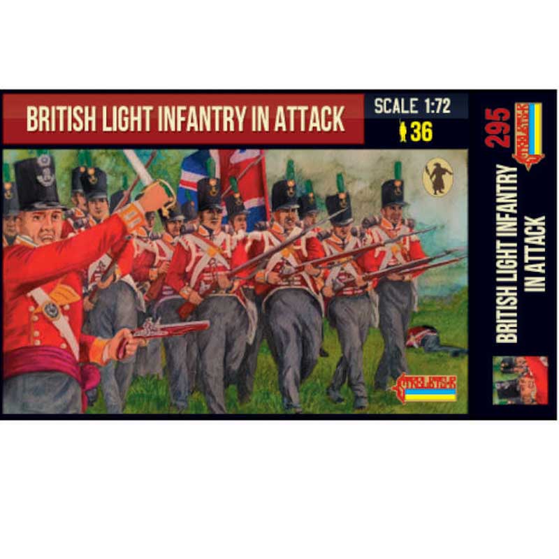 Strelets-R British Light Infantry In Attack (1/72) M295