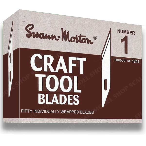Swann Morton No.1 Craft Tool Blades (50 Pack) 1241 Swann Morton No.1 Craft Tool Blades (50 Pack) 1241