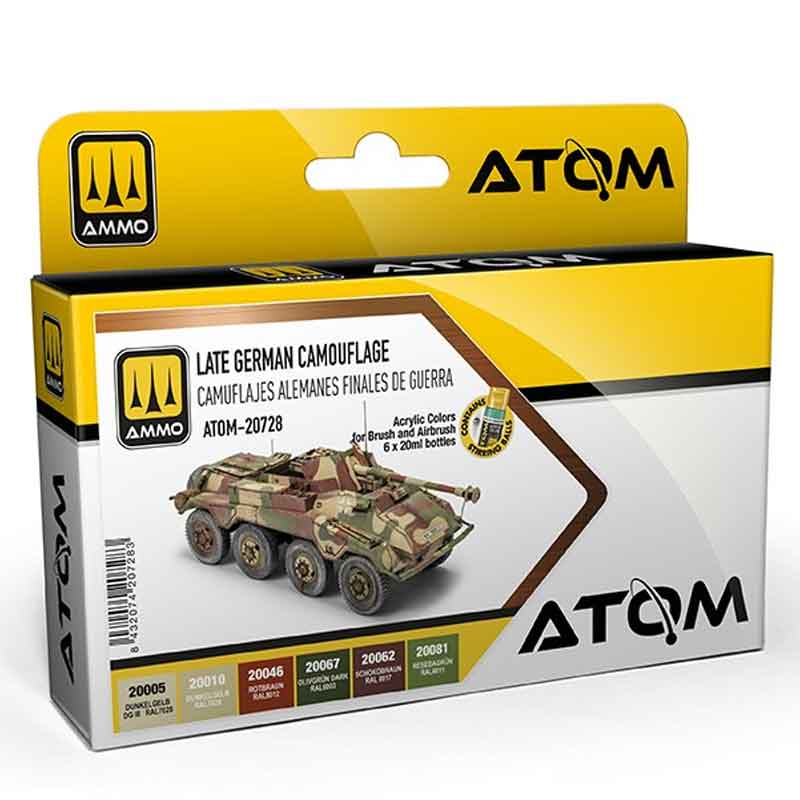 Ammo ATOM Late German Camouflage Set ATOM-20728 Ammo ATOM Late German Camouflage Set ATOM-20728