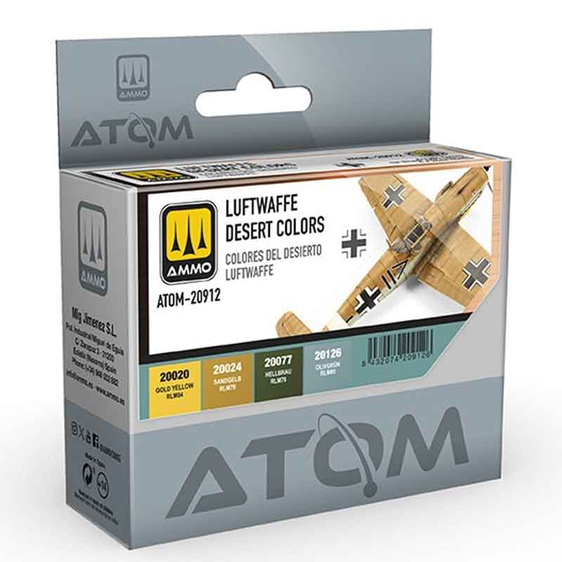 Ammo ATOM Luftwaffe Desert Colours Set ATOM-20912 Ammo ATOM Luftwaffe Desert Colours Set ATOM-20912