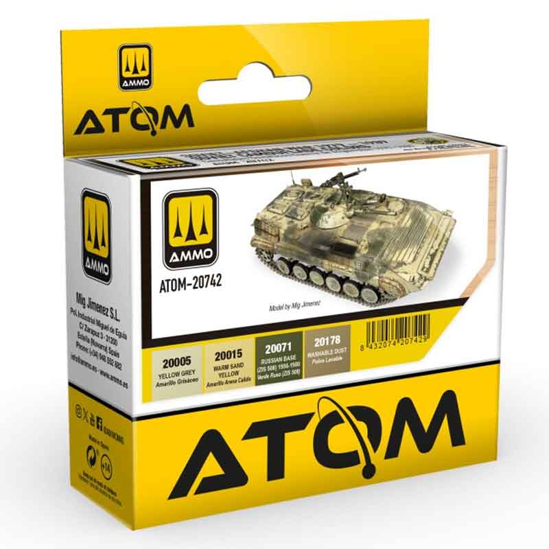 Ammo ATOM Soviet-Afghan War 1979-89 Soviet Camouflage Colours Set ATOM-20742 Ammo ATOM Soviet-Afghan War 1979-89 Soviet Camouflage Colours Set ATOM-20742