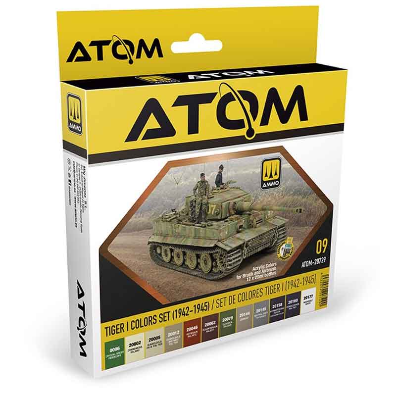 Ammo ATOM Tiger I Colours Set (1942-1945) ATOM-20729 Ammo ATOM Tiger I Colours Set (1942-1945) ATOM-20729