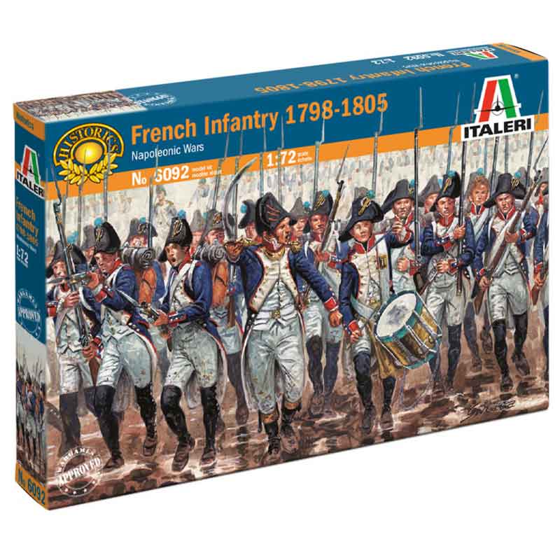 Italeri Napoleonic Wars: French Infantry (1798-1805) (1/72) 6092 Italeri Napoleonic Wars: French Infantry (1798-1805) (1/72) 6092