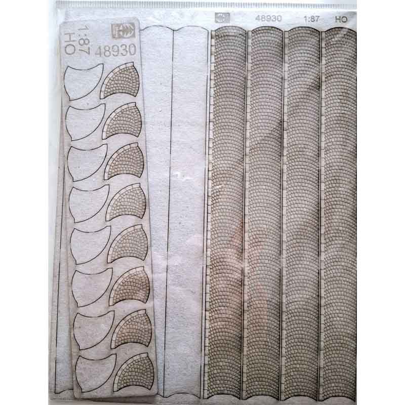 Model Scene Pavement - Fan Pattern (HO) 48930 Model Scene Pavement - Fan Pattern (HO) 48930