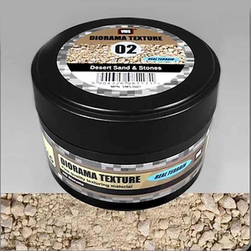 VMS Diorama Texture No.2 Desert Sand & Stones (100ml) VMS.DI07 VMS Diorama Texture No.2 Desert Sand & Stones (100ml) VMS.DI07
