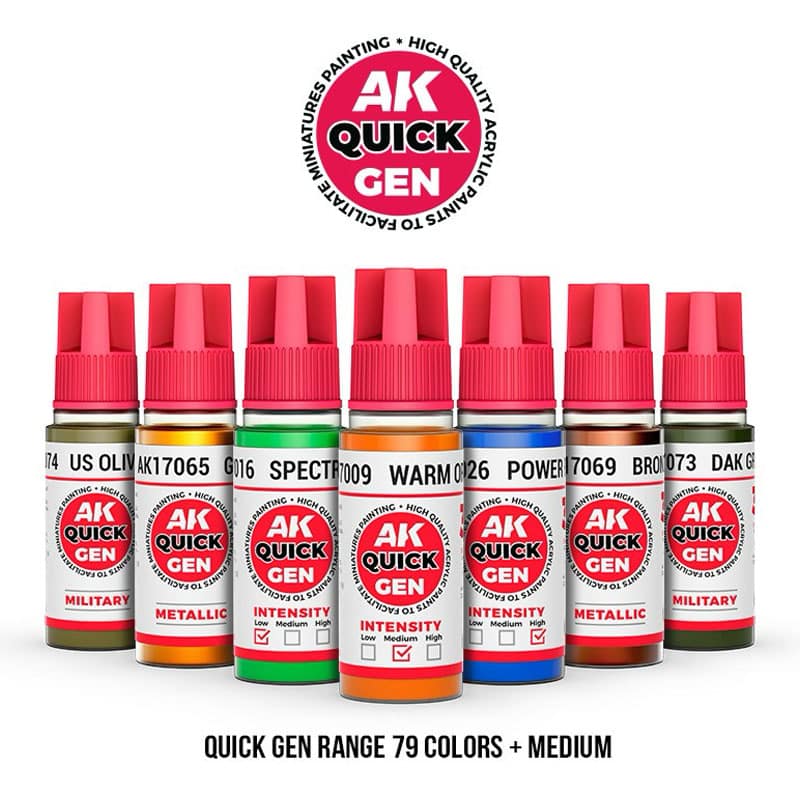 AK Interactive Quick Gen Paints – Complete Set Bulk Deal