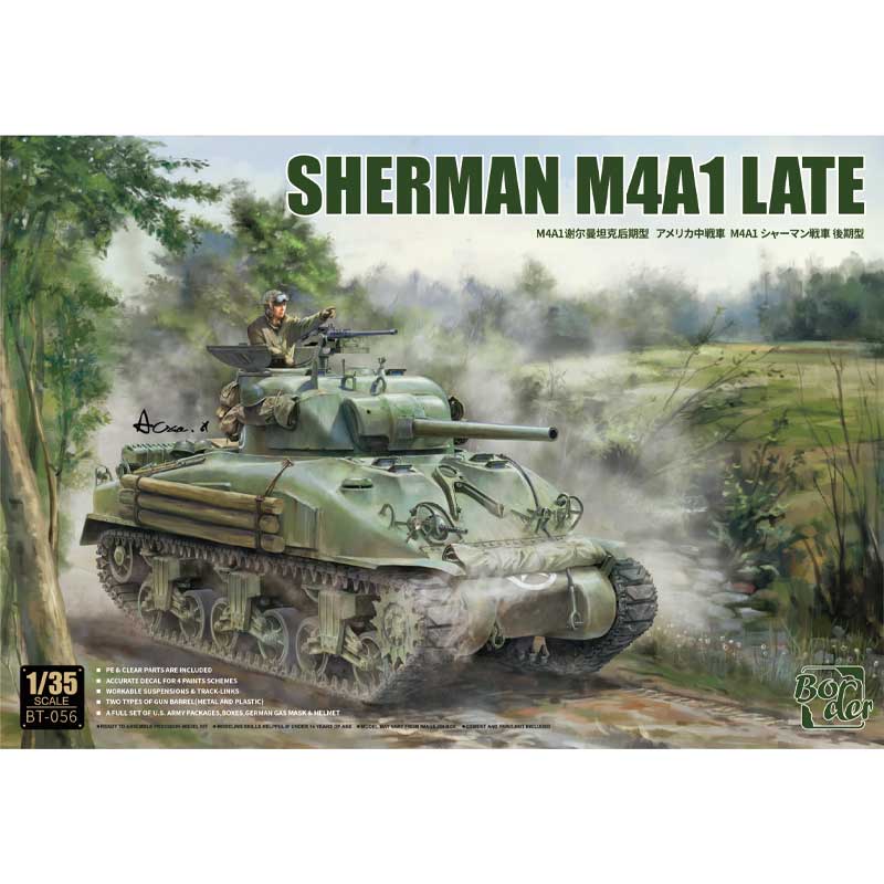 Border Model Sherman M4A1 Late (1/35) BT-056 Border Model Sherman M4A1 Late (1/35) BT-056