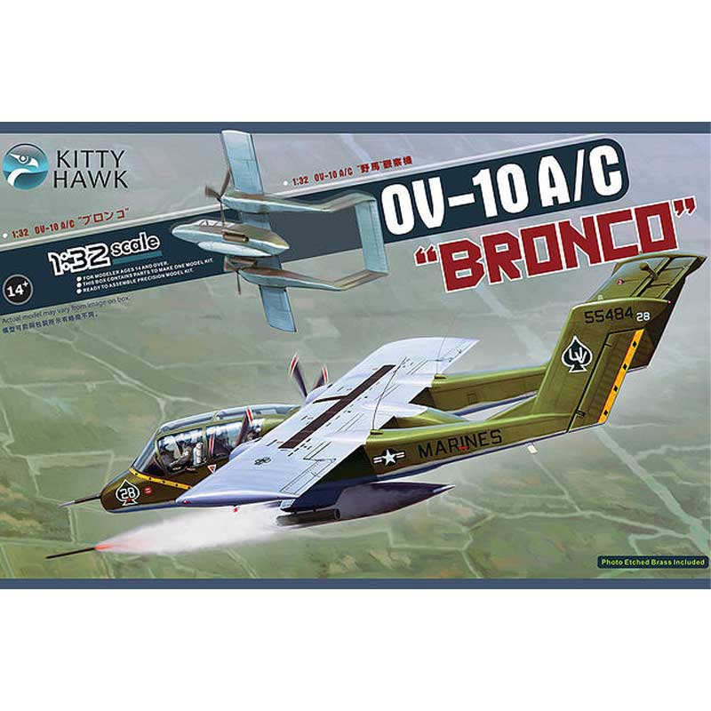 Kitty Hawk Models North-American Rockwell OV-10A/C Bronco (1/32) KH32004 Kitty Hawk Models North-American Rockwell OV-10A/C Bronco (1/32) KH32004
