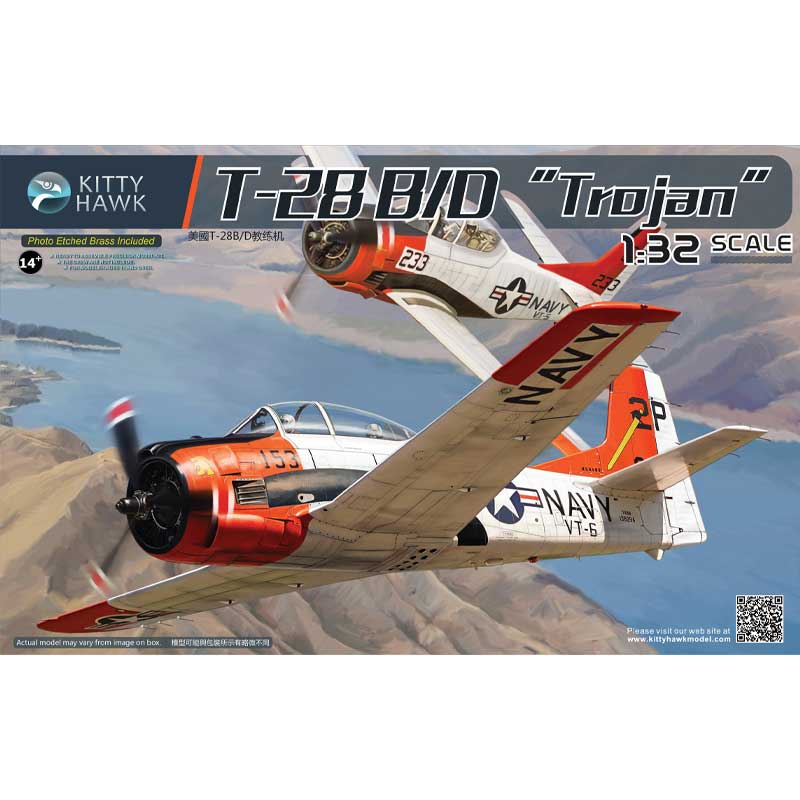 Kitty Hawk Models North-American T-28B Trojan (1/32) KH32014 Kitty Hawk Models North-American T-28B Trojan (1/32) KH32014