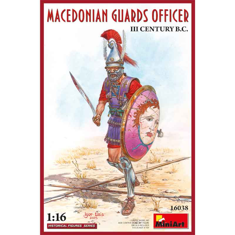 Miniart Macedonian Guard Officer III Century BC (1/16) 16038 Miniart Macedonian Guard Officer III Century BC (1/16) 16038