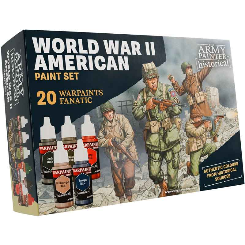 The Army Painter WWII American Historical Paint Set WP8082P The Army Painter WWII American Historical Paint Set WP8082P