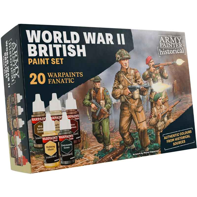 The Army Painter WWII British Historical Paint Set WP8084P The Army Painter WWII British Historical Paint Set WP8084P