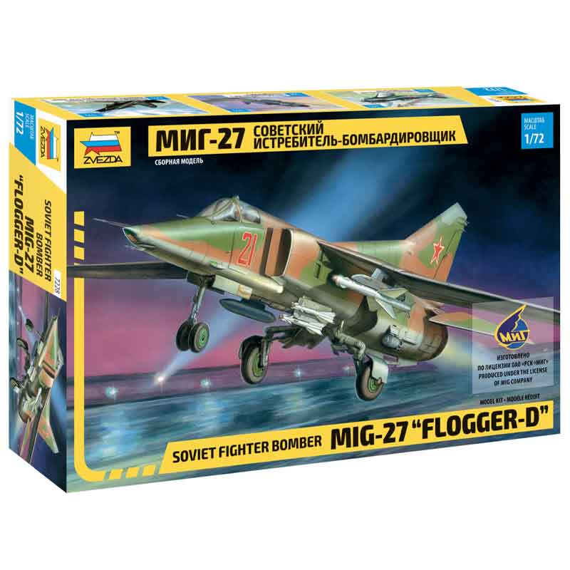 Zvezda MiG-27 Soviet Fighter Bomber (1/72) 7228