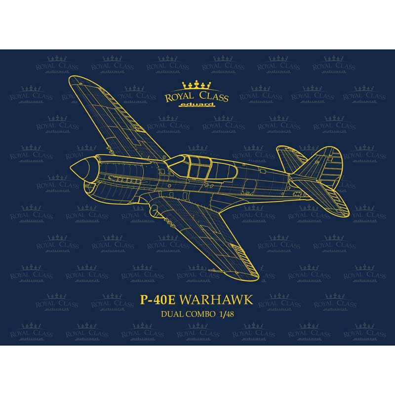 Eduard Curtiss P-40E Warhawk Royal Class Dual Combo (1/48) EDR0023