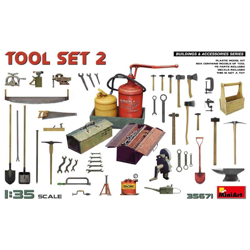 Miniart Tool Set #2 (1/35) 35671 Miniart Tool Set #2 (1/35) 35671