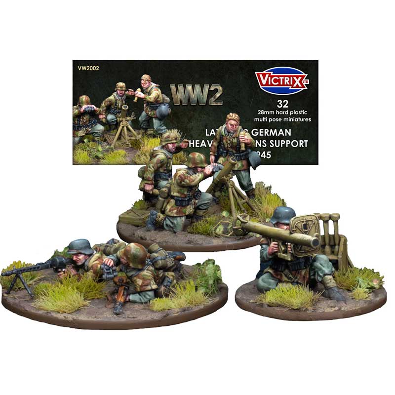 Victrix WWII Late War German Heavy Weapons Support (28mm) VW2002 Victrix WWII Late War German Heavy Weapons Support (28mm) VW2002