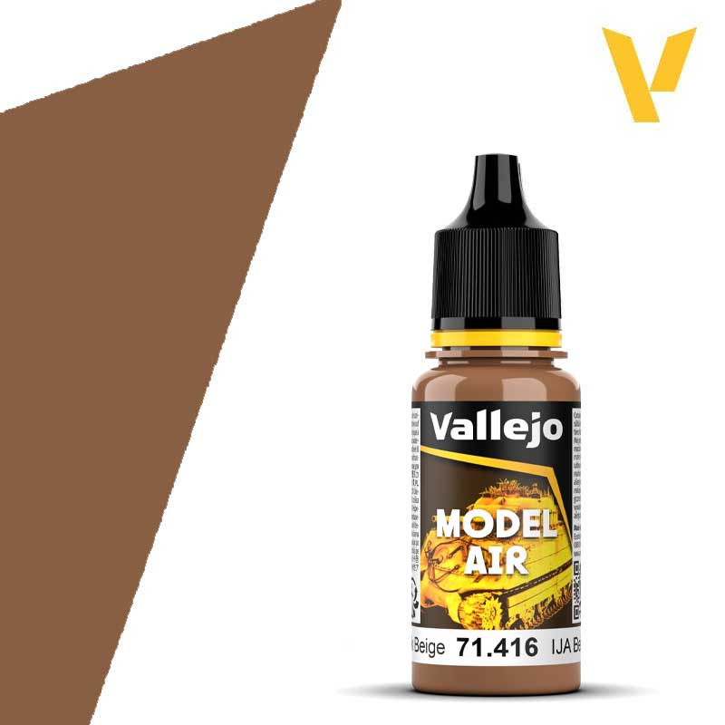 Vallejo Model Air - IJA Dark Beige (18ml) 71.416 Vallejo Model Air - IJA Dark Beige (18ml) 71.416