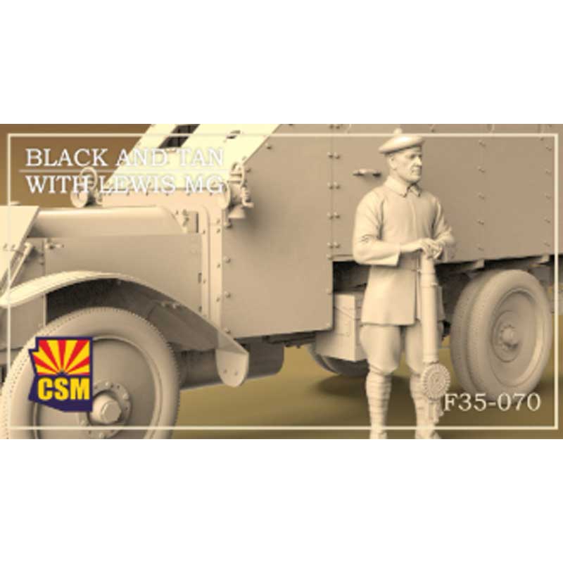 Copper State Models Black and Tan with Lewis Gun (1/35) F35-070