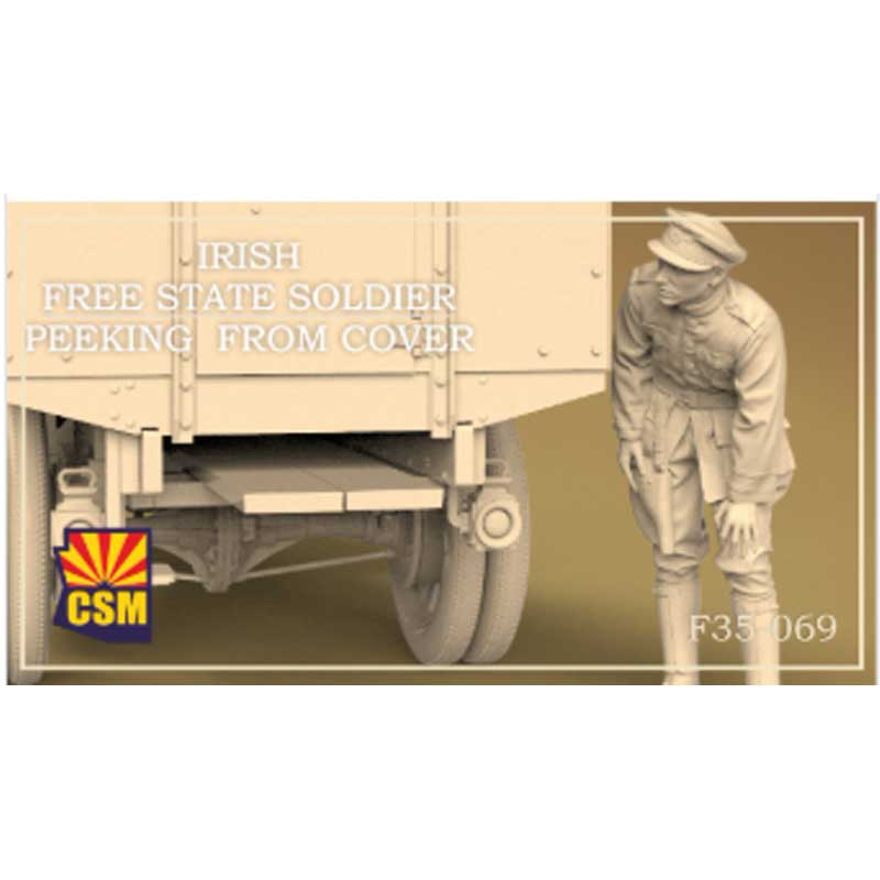 Copper State Models Irish Soldier - Peeking From Cover (1/35) F35-069